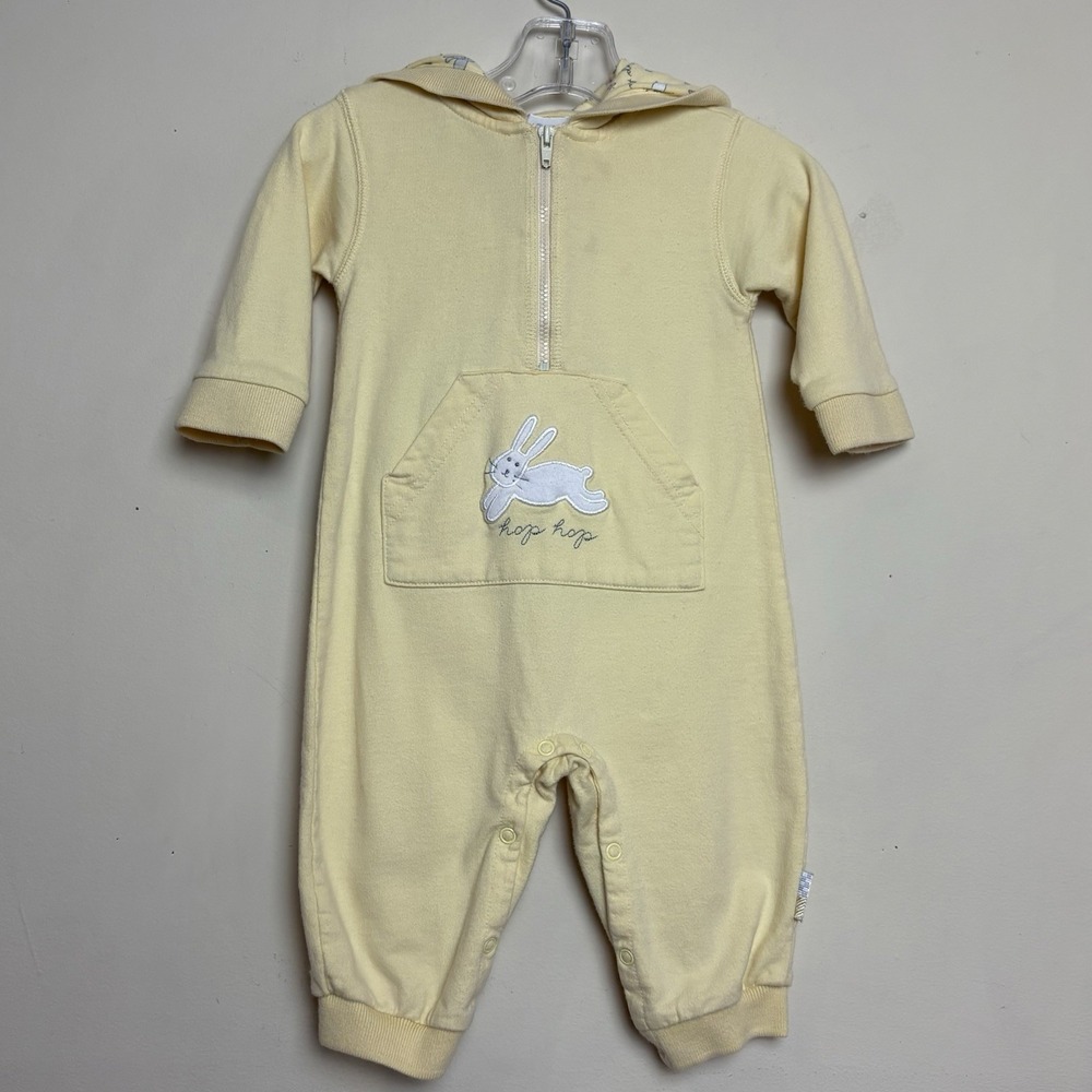 Little Garden 1998 Gymboree Vintage Rainbow Tag Romper Infant Bunny Rabbit 6-12M